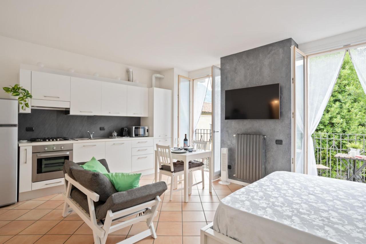 Lake Como Studio With Balcony And Private Parking Ossuccio Exterior foto